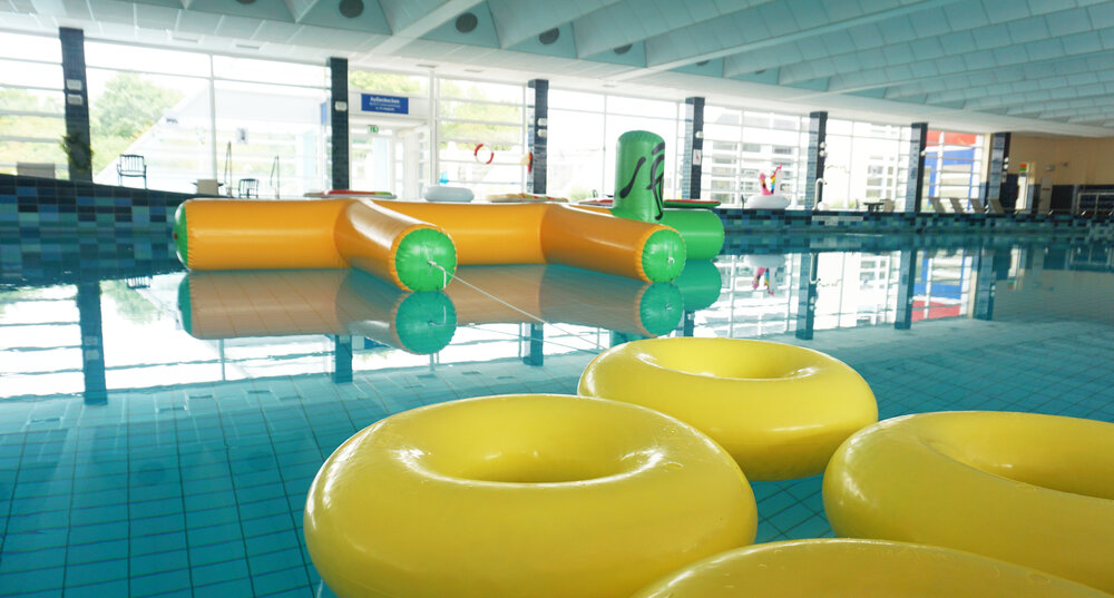 Schwimmattraktion